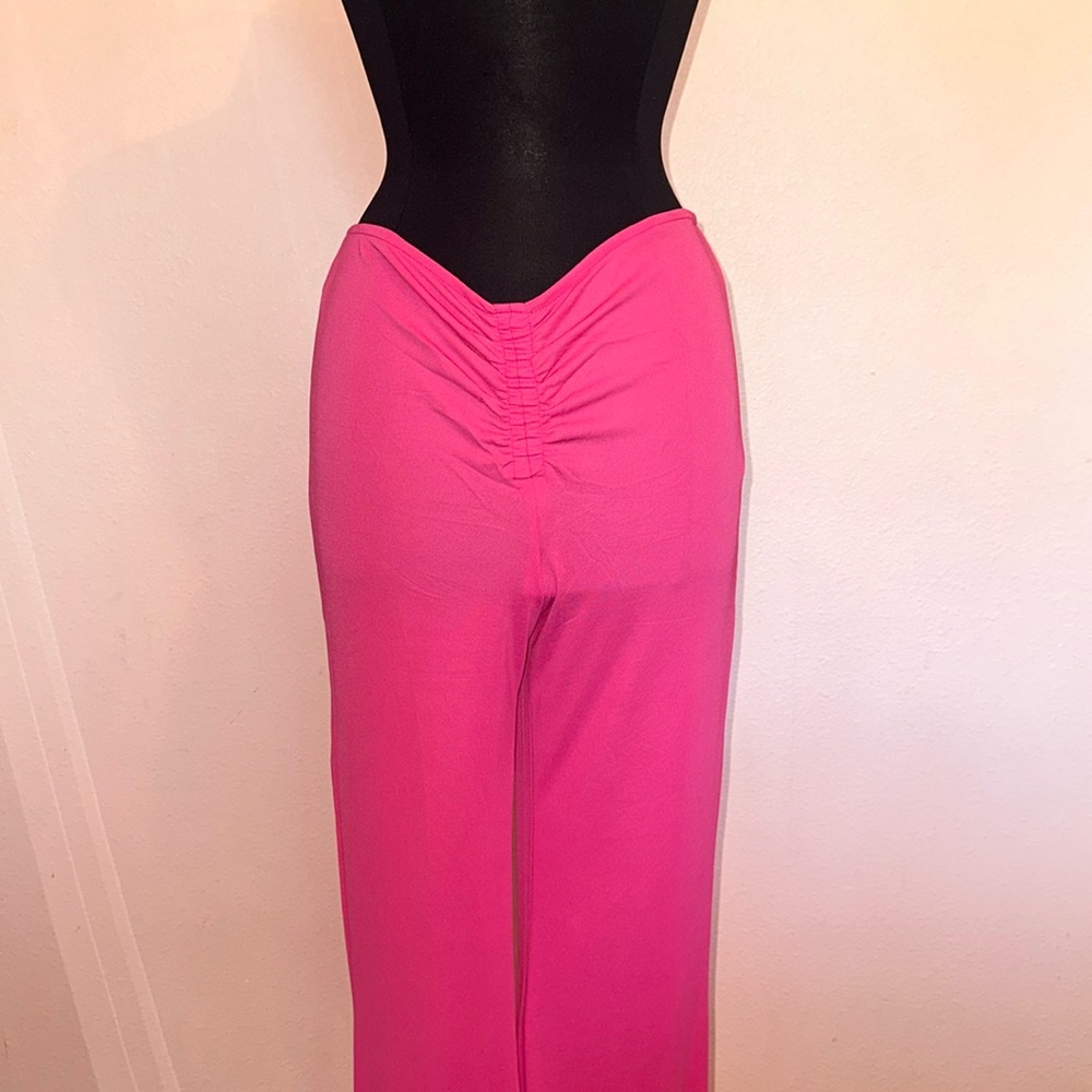 Bershka Large hot pink pants